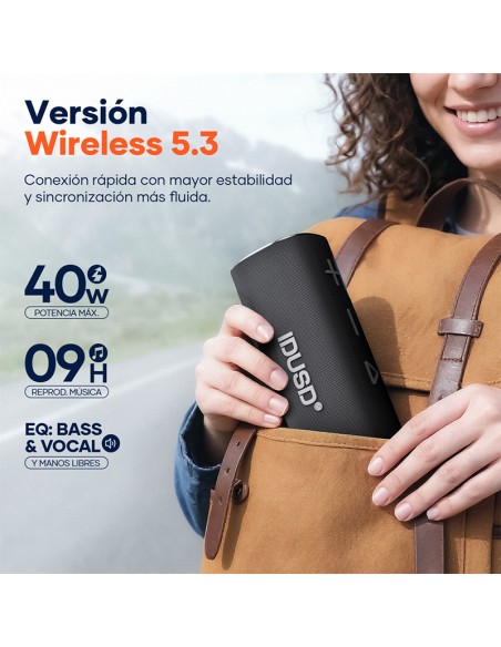 Altavoz Bluetooth Vibe Plus 40W IP67 | EQ y TWS