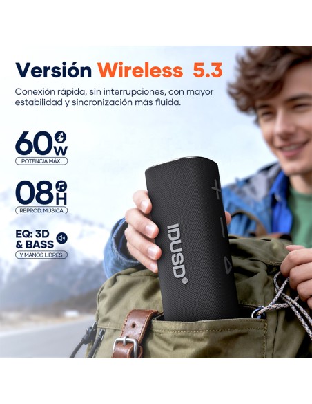 Altavoz Bluetooth Vibe Titan 60W IP67 | 3D Sound