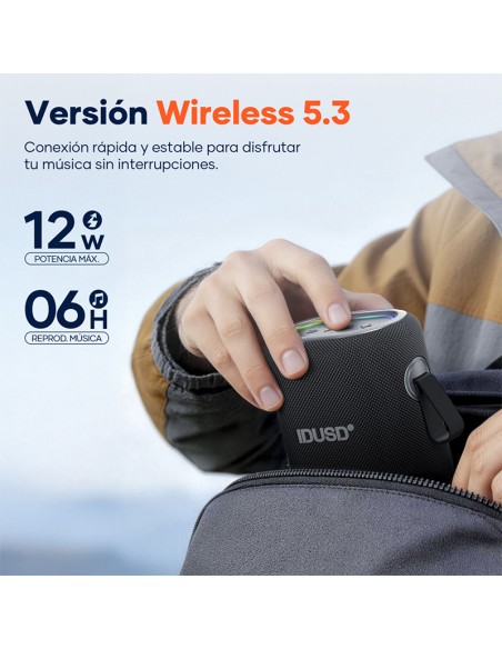 Altavoz Bluetooth Pixi Mini 12W IP67 | Manos libres