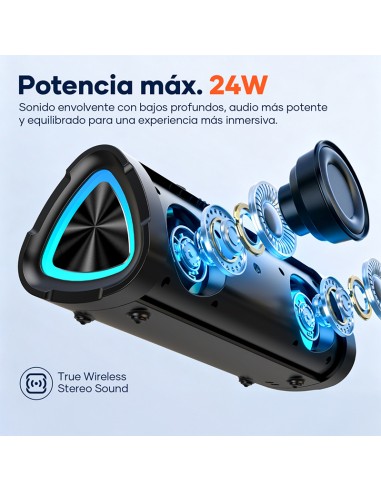 Altavoz Bluetooth Flex Go 24W IPX6 | 12h autonomía