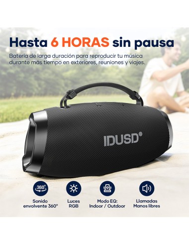 Altavoz Bluetooth Boom 120W IP67 | Exterior potente