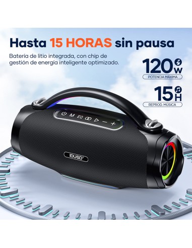 Altavoz Bluetooth Party 120W IP67 | 15h autonomía