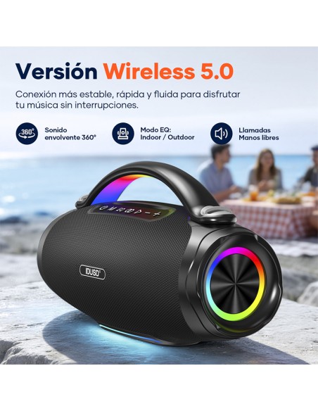 Altavoz Bluetooth Party 120W IP67 | 15h autonomía