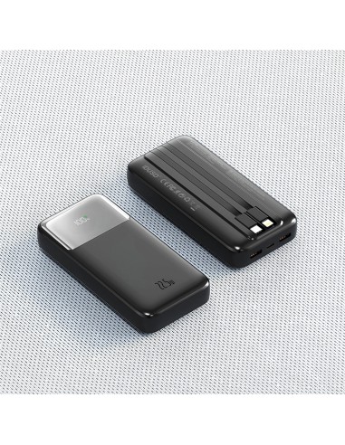 Powerbank IDUSD P15A 20.000mAh | Cabos Integrados
