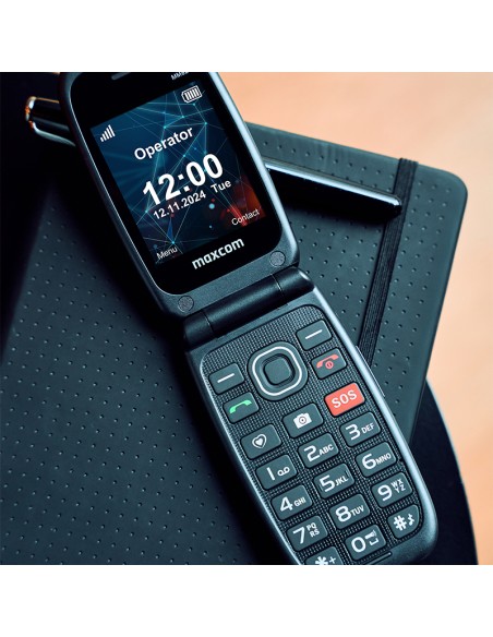 Maxcom MM828 4G | Teléfono de tapa para mayores con botón SOS