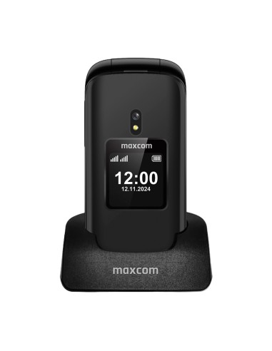 Maxcom MM834 4G | Teléfono senior con doble pantalla y base de carga