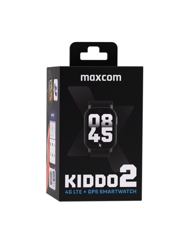 Maxcom Kiddo 2 4G GPS Negro | Smartwatch Infantil con SIM