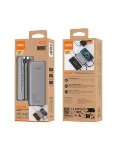 Powerbank IDUSD P11A Eco 10000mAh 22.5W gris 2