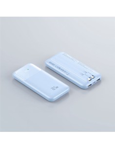 Powerbank IDUSD P14D Eco Power Flow 10000mAh 22.5W azul niebla 2