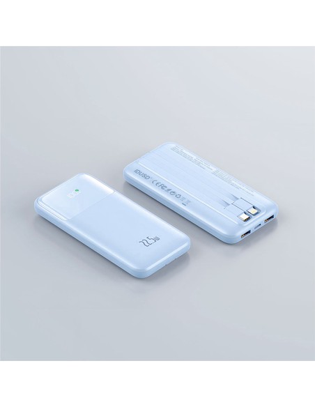 Powerbank IDUSD P14D 10.000mAh Azul | Cables Integrados