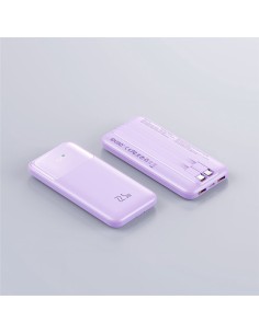 Powerbank IDUSD P14Q Eco Power Flow 10000mAh 22.5W lila amanecer 2