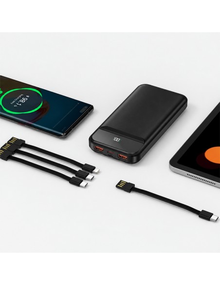 Powerbank IDUSD P09A 10.000mAh | 3 Cables Integrados