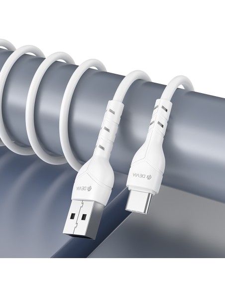 Set Cargador Devia Lite 2 USB 12W + Cable USB-C | ByMASI