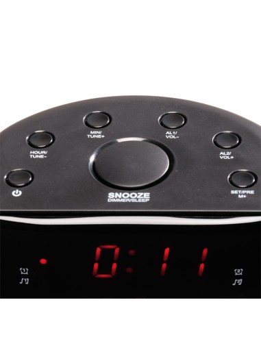 Rádio Despertador Denver CR-430MK2 Preto | ByMASI
