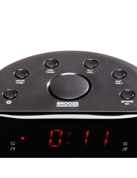 Rádio Despertador Denver CR-430MK2 Preto | ByMASI