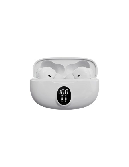 Auricular Sem Fios TWS Denver TWE-57W Branco | ByMASI