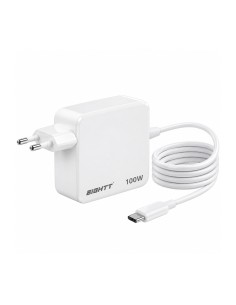 Cargador portátil Eightt USB-C GaN 100W blanco