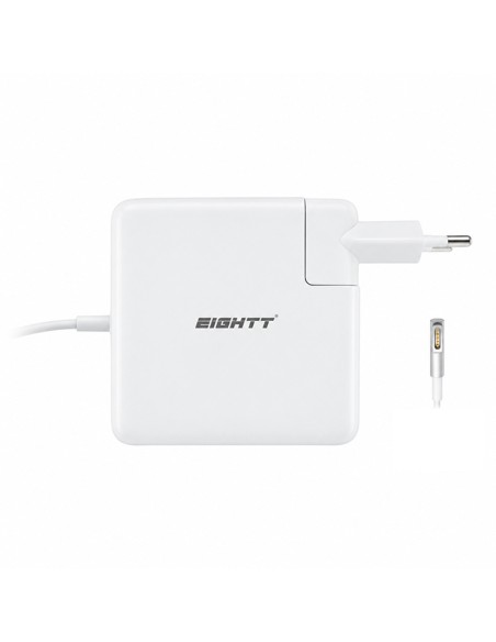 Carregador portátil Eightt compatível Apple MagSafe 1 45/60/85W + USB