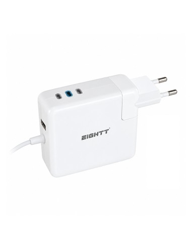 Cargador compatible MagSafe 1 45/60/85W + USB Eightt | ByMASI