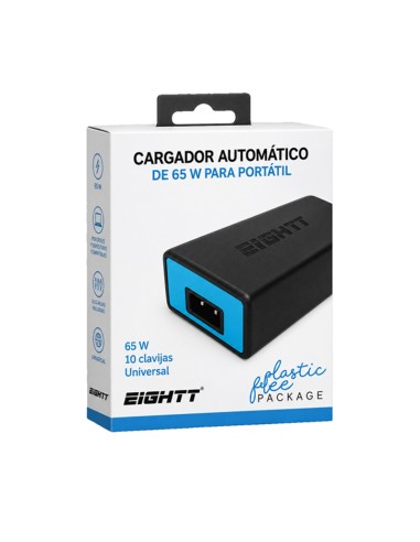 Carregador portátil Eightt universal 65W 10 pontas