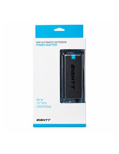 Cargador portátil universal 90W 13 puntas Eightt | ByMASI