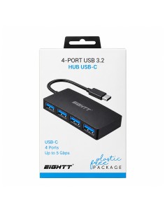 Hub Eightt USB-C 4 portas USB 3.0