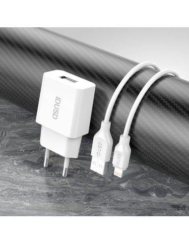 Cargador IDUSD D72B 2,4 A + cable Lightning | ByMASI