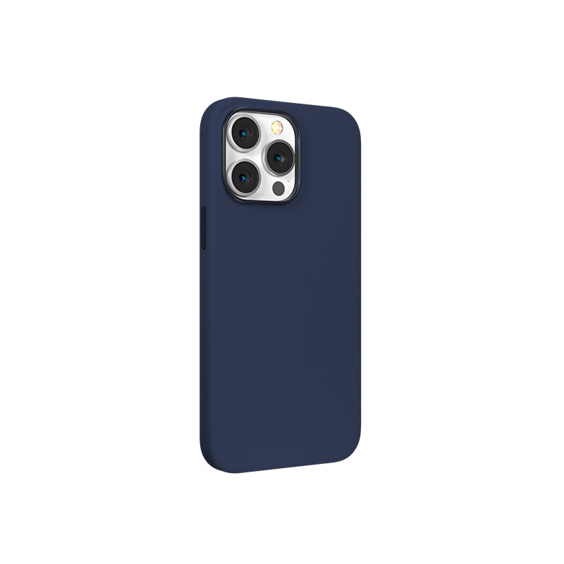 Funda silicona magnética Nature iPhone 14 PL Azul