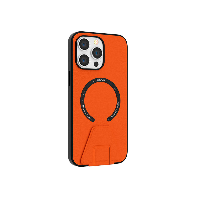 Funda magnética soporte Randy iPhone 14 PM Naranja