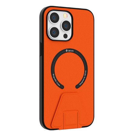 Funda magnética soporte Randy iPhone 14 PM Naranja