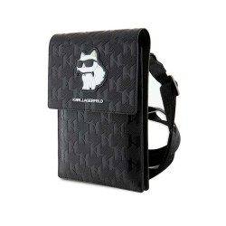 Bandolera smartphone KARL C Negro