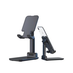 Soporte smartphone Devia escritorio negro