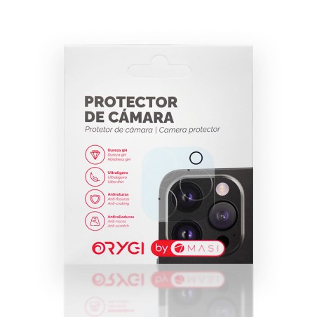 Protector cámara Orygi iPhone 11P/11PM transp