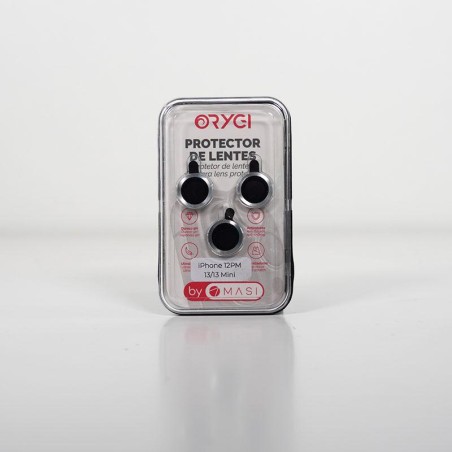 Protector lentes Orygi iPhone 12PM plata