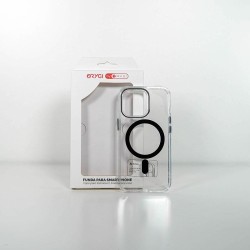 Funda Orygi iPhone 13P MS transp negra spc