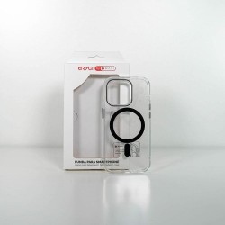 Funda Orygi iPhone 14P MS transp negra spc