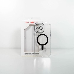 Funda Orygi iPhone 14PM MS transp negra cpc