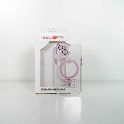 Funda Orygi iPhone 14 MS transp rosa cpc