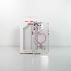 Funda Orygi iPhone 14PM MS transp rosa cpc