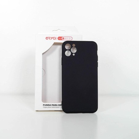 Funda Orygi iPhone 11PM silicona negra cpc