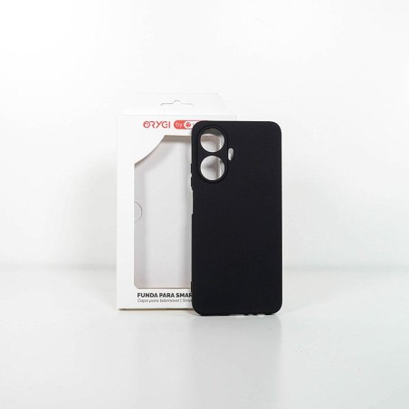 Funda Orygi Realme C33 silicona negra cpc