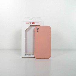 Funda Orygi iPhone XR silicona rosa cpc