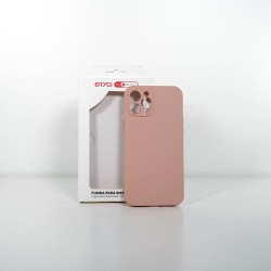 Funda Orygi iPhone 12PM silicona rosa cpc