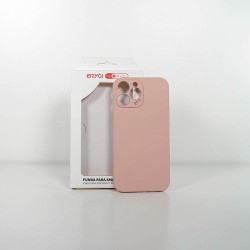 Funda Orygi iPhone 13PM silicona rosa cpc