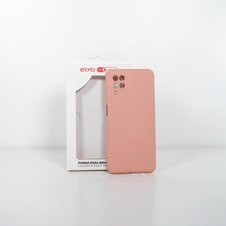 Funda Orygi S Galaxy A12 silicona rosa cpc