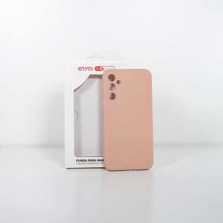 Funda Orygi S Galaxy A34 silicona rosa cpc
