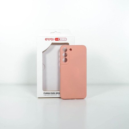 Funda Orygi S Galaxy S22 silicona rosa cpc