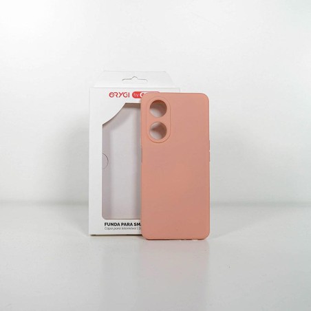 Funda Orygi Oppo A98 silicona rosa cpc