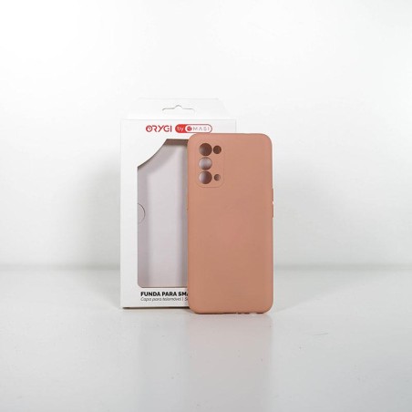 Funda Orygi Oppo Find X3 Lite silicona rosa cpc