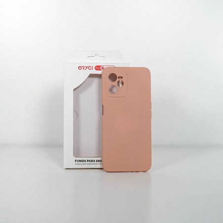 Funda Orygi Oppo Find X5 Lite silicona rosa cpc